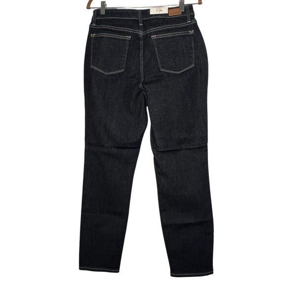 Judy Blue Jeans Women 28 Blue Mom Jean Tapered High Rise Dark Wash Denim NWT - Picture 2 of 16